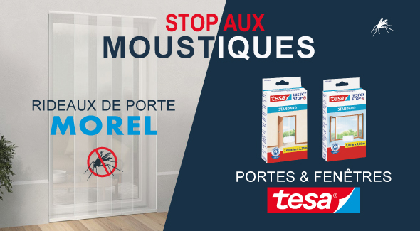 Moustiquaires et rideaux de porte
